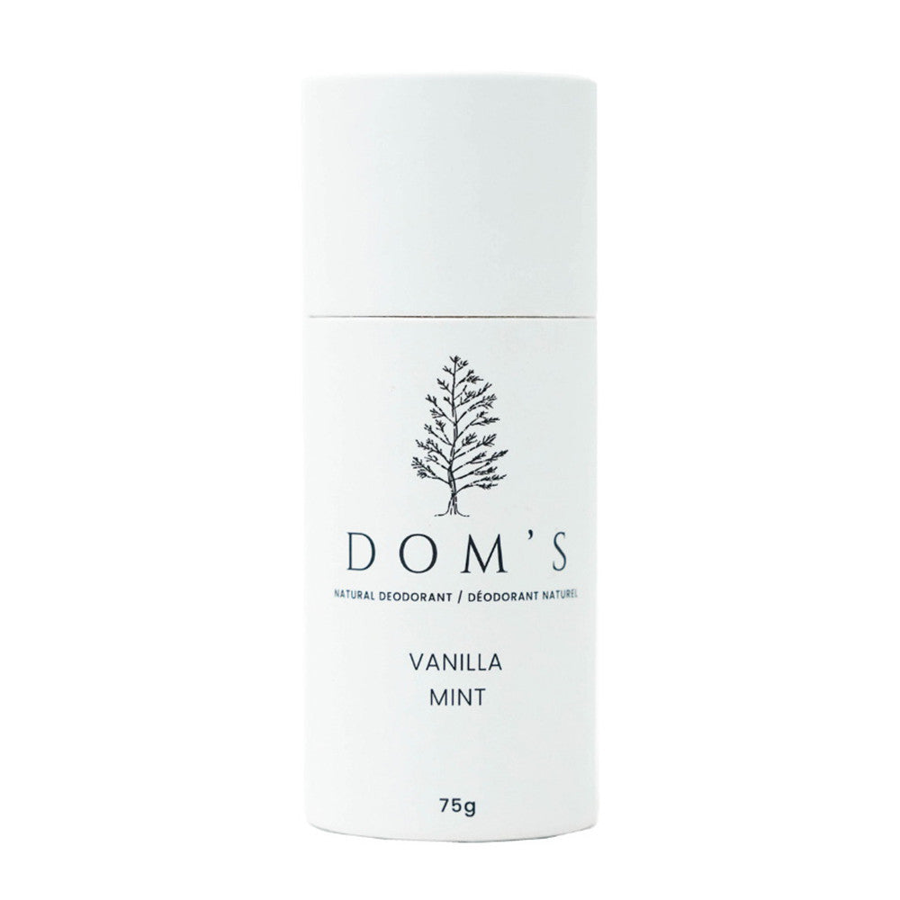 Nelson Naturals Doms Deodorant, Vanilla And Mint Stick, 75 Grms